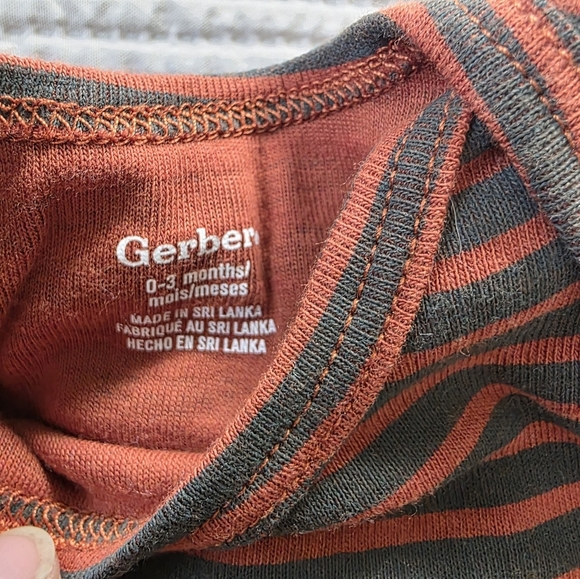 🔥5 FOR $25🔥NWOT Gerber Baby Boy Dino Onesies 4 Pack 0-3months - Picture 8 of 11